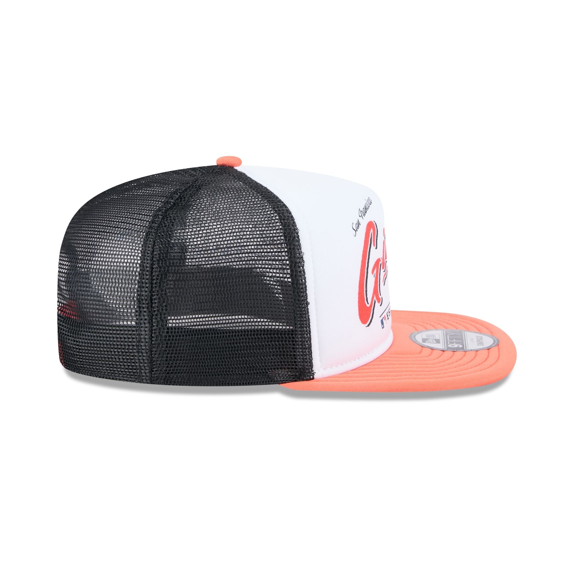 San Francisco Giants Retro Script 9FIFTY A-Frame Trucker Hat