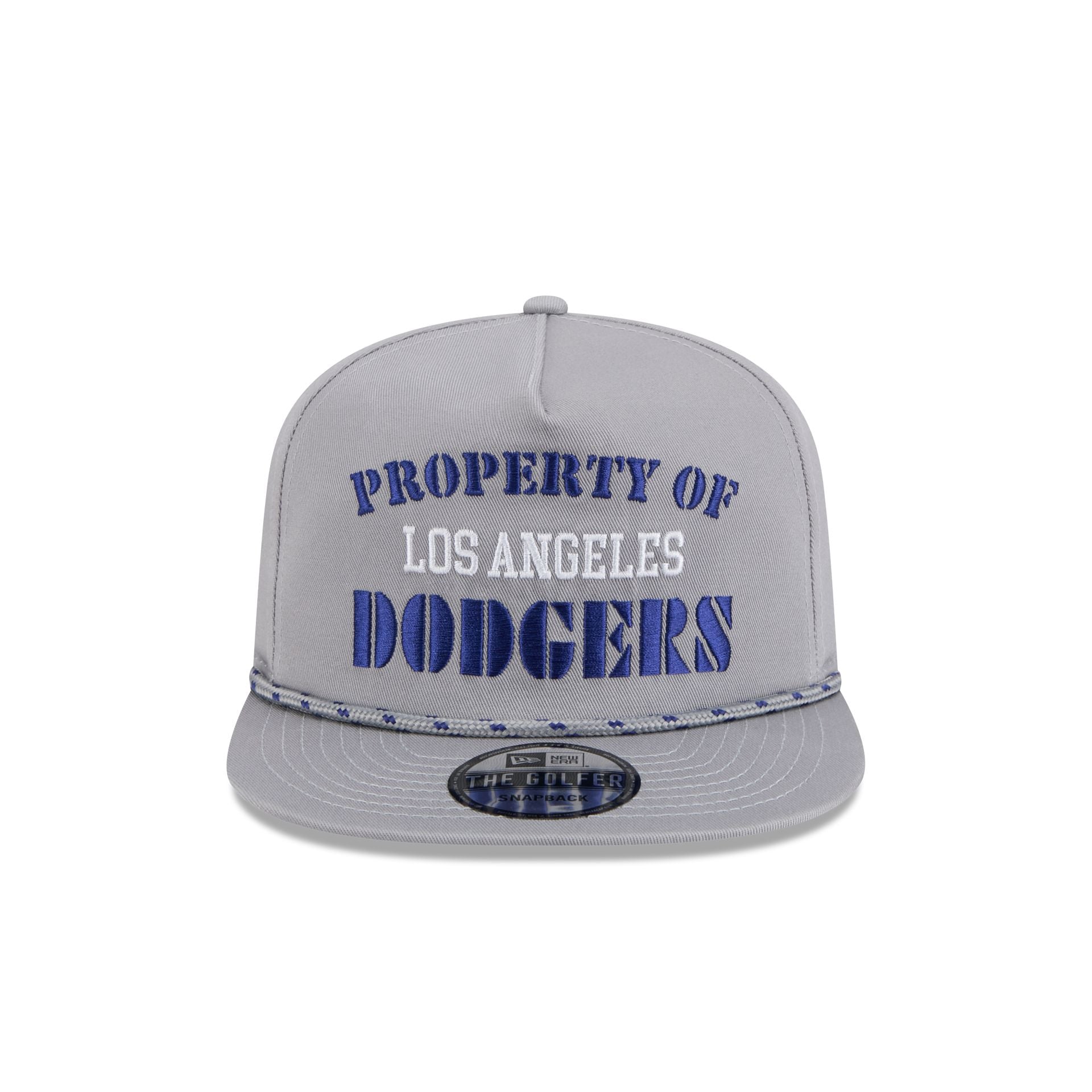 Los Angeles Dodgers Vintage Gray Rope Golfer Hat