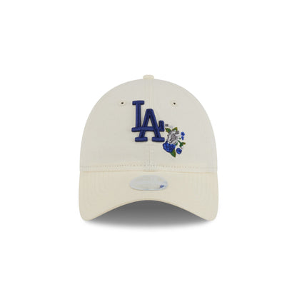 Los Angeles Dodgers Women's Floral Stitch 9TWENTY Adjustable Hat
