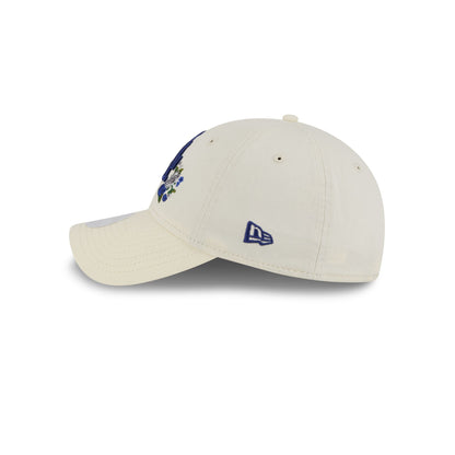 Los Angeles Dodgers Women's Floral Stitch 9TWENTY Adjustable Hat