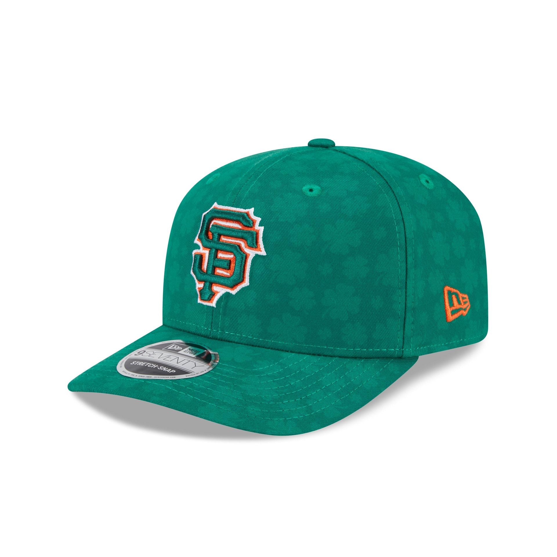 San Francisco Giants St. Patrick's Day 2025 9SEVENTY Stretch-Snap Hat