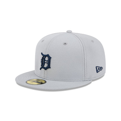 Detroit Tigers 2025 Clubhouse Gray 59FIFTY Fitted Hat