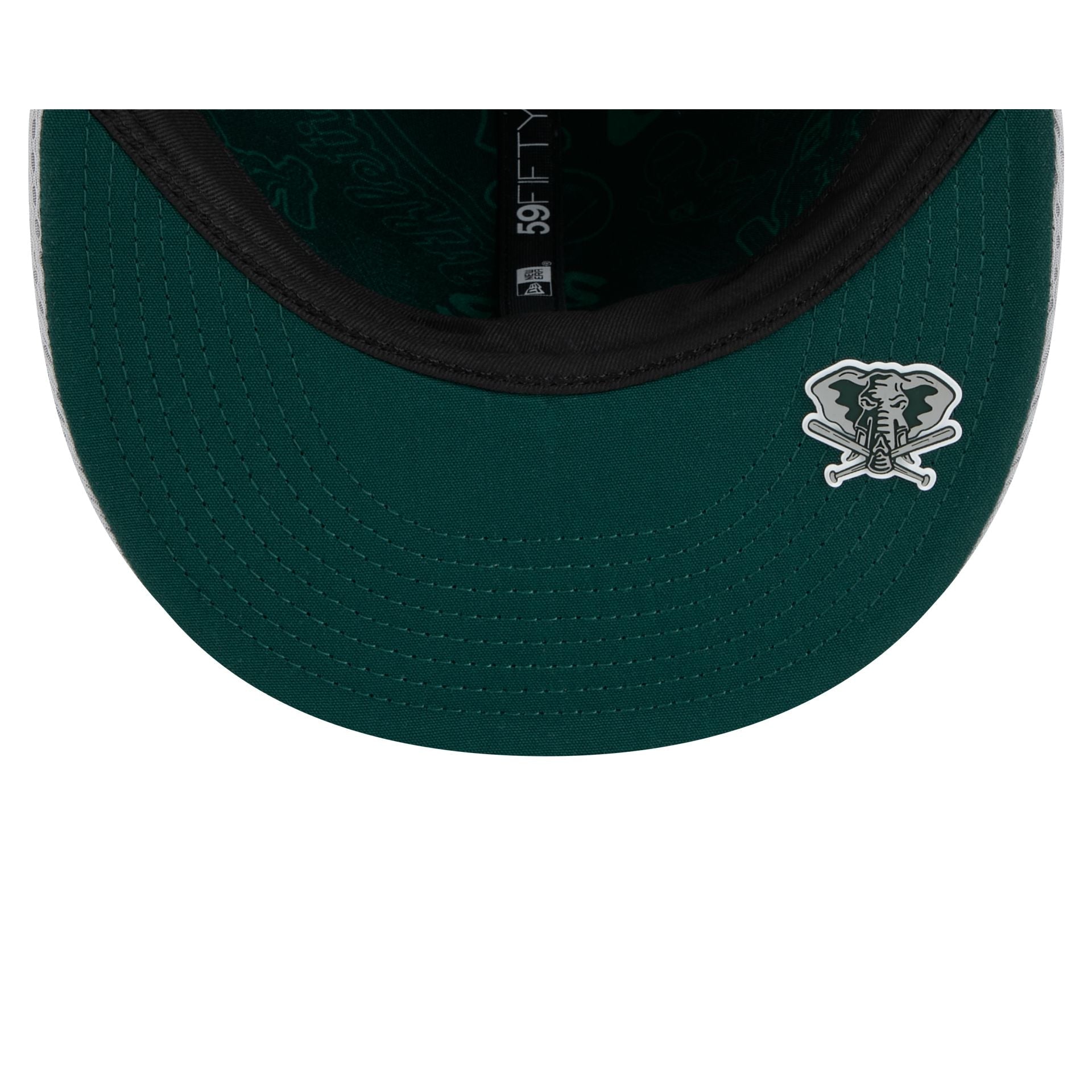 Athletics 2025 Clubhouse Gray 59FIFTY Fitted Hat