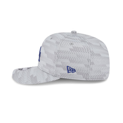 Los Angeles Dodgers 2025 Clubhouse Gray 9SEVENTY Stretch-Snap Hat