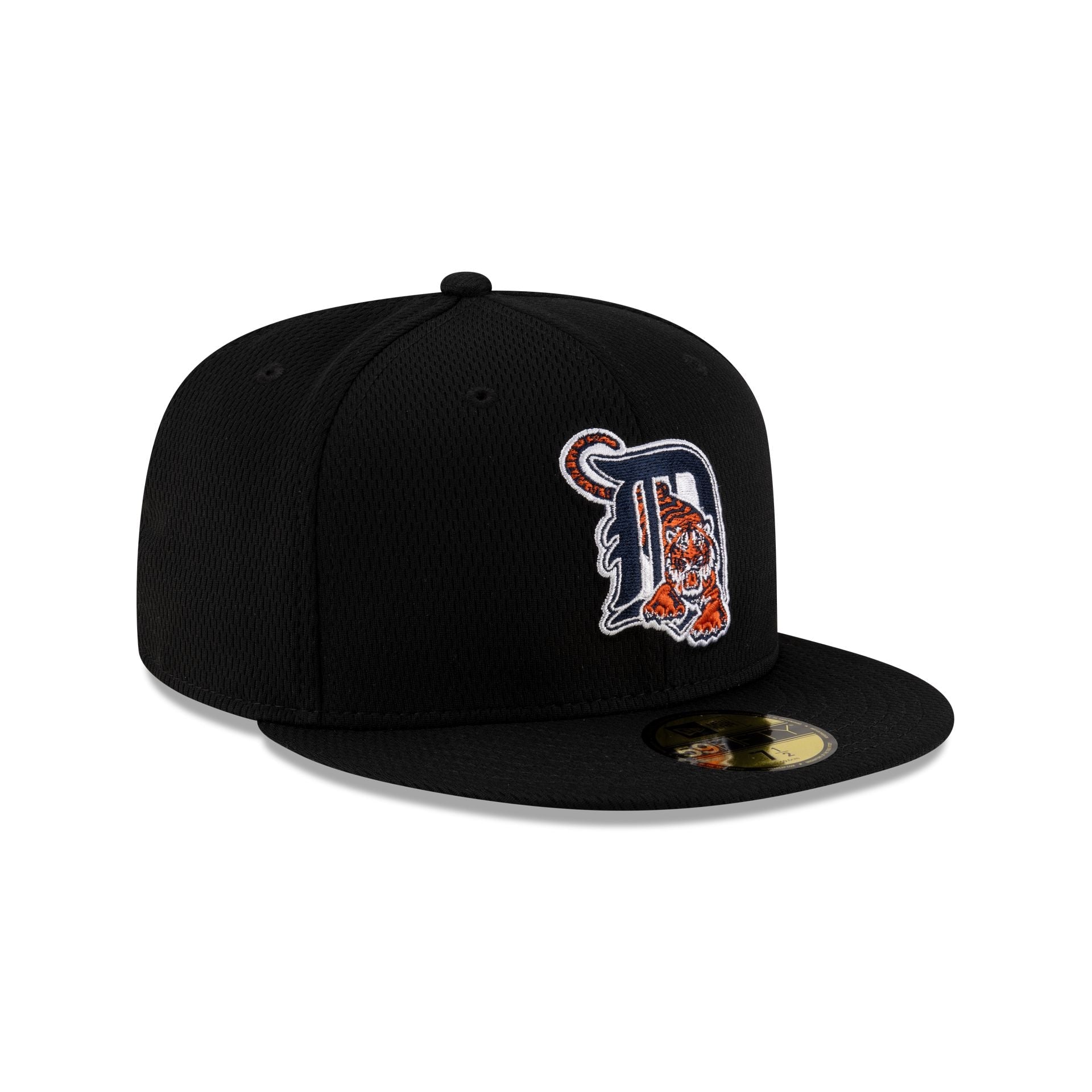 Detroit Tigers 2025 Clubhouse Alt Black 59FIFTY Fitted Hat