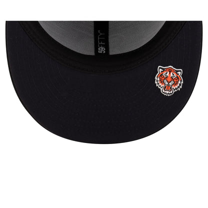 Detroit Tigers 2025 Clubhouse Alt Black 59FIFTY Fitted Hat