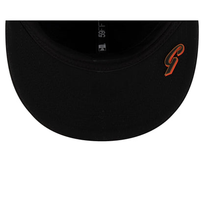 San Francisco Giants 2025 Clubhouse Black 59FIFTY Fitted Hat
