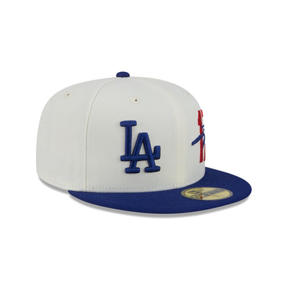 Los Angeles Dodgers Shohei Ohtani Chrome White 59FIFTY Fitted Hat