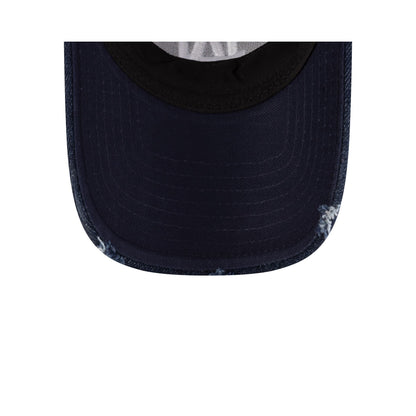 Los Angeles Dodgers Denim Navy Women's 9FORTY A-Frame Trucker Hat