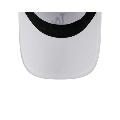 Los Angeles Dodgers White Poly Runner Adjustable Hat