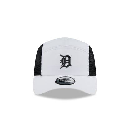 Detroit Tigers White Poly Runner Adjustable Hat