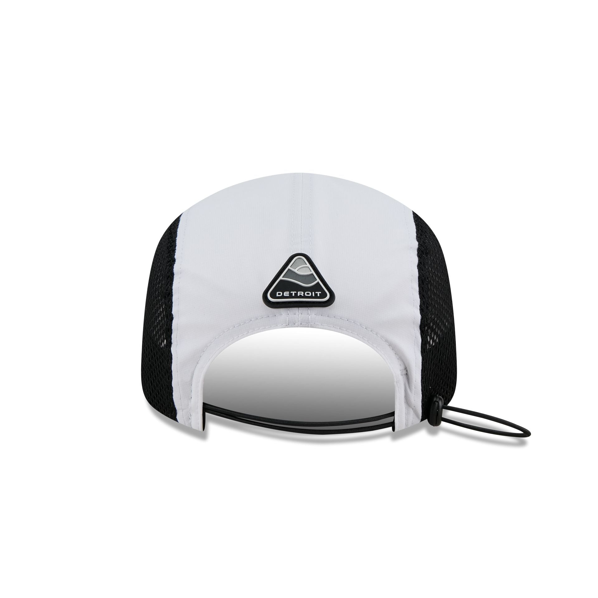 Detroit Tigers White Poly Runner Adjustable Hat