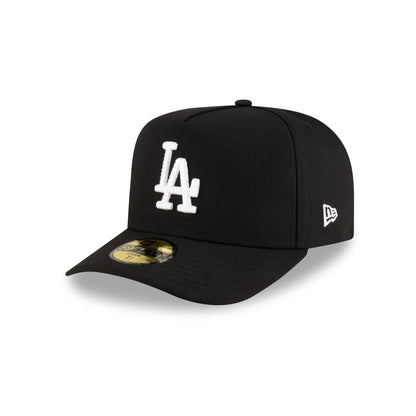 Los Angeles Dodgers Black Script Safety Pin 59FIFTY A-Frame Fitted Hat