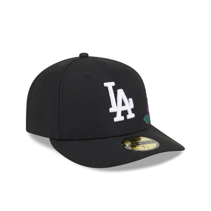 Los Angeles Dodgers Tonal Florals Black 59FIFTY Fitted Hat