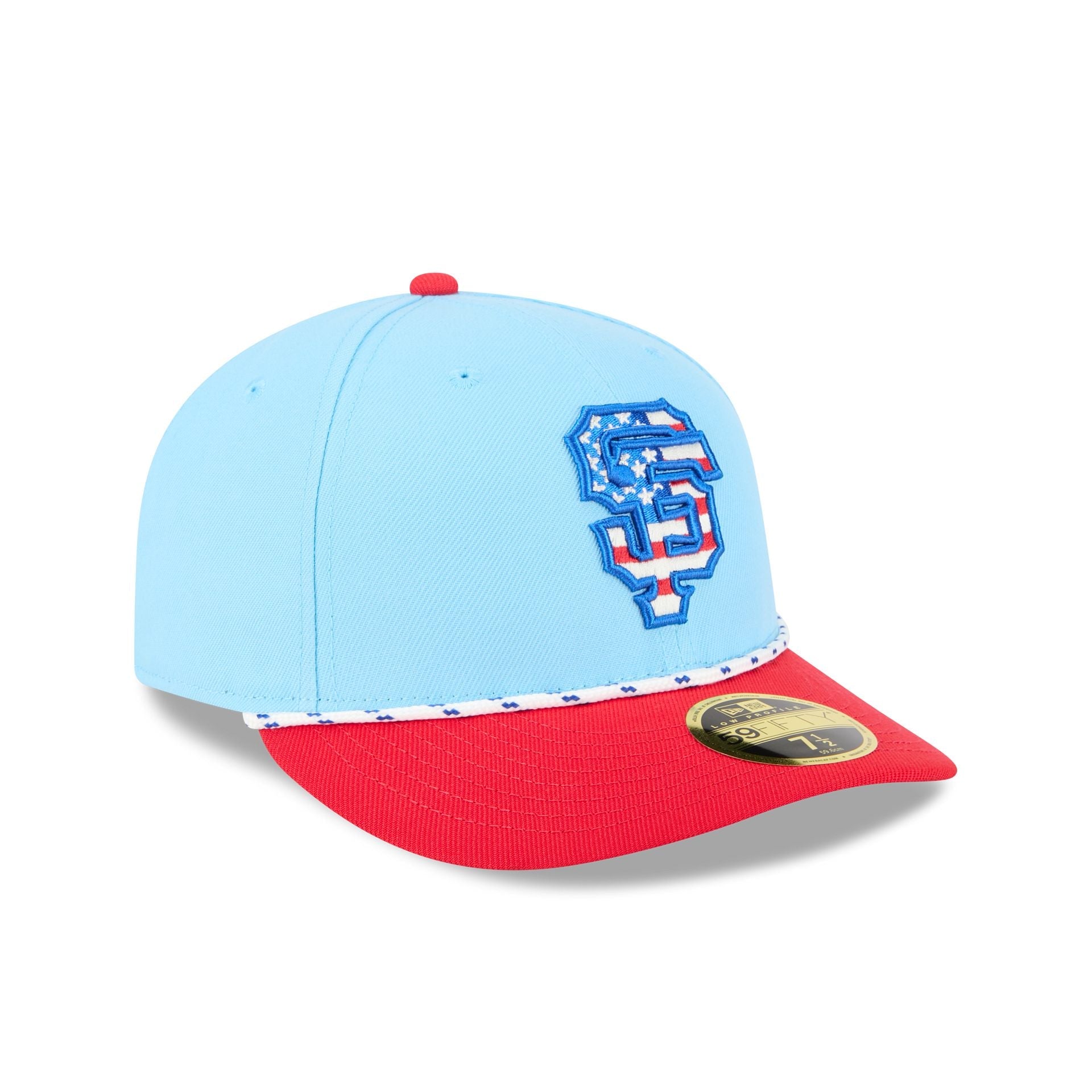 San Francisco Giants Independence Day 2025 Low Profile 59FIFTY Fitted Hat