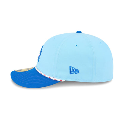 Los Angeles Dodgers Independence Day 2025 Low Profile 59FIFTY Fitted Hat