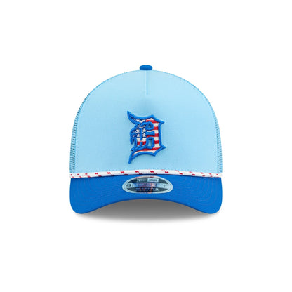 Detroit Tigers Independence Day 2025 9FORTY M-Crown A-Frame Trucker Hat