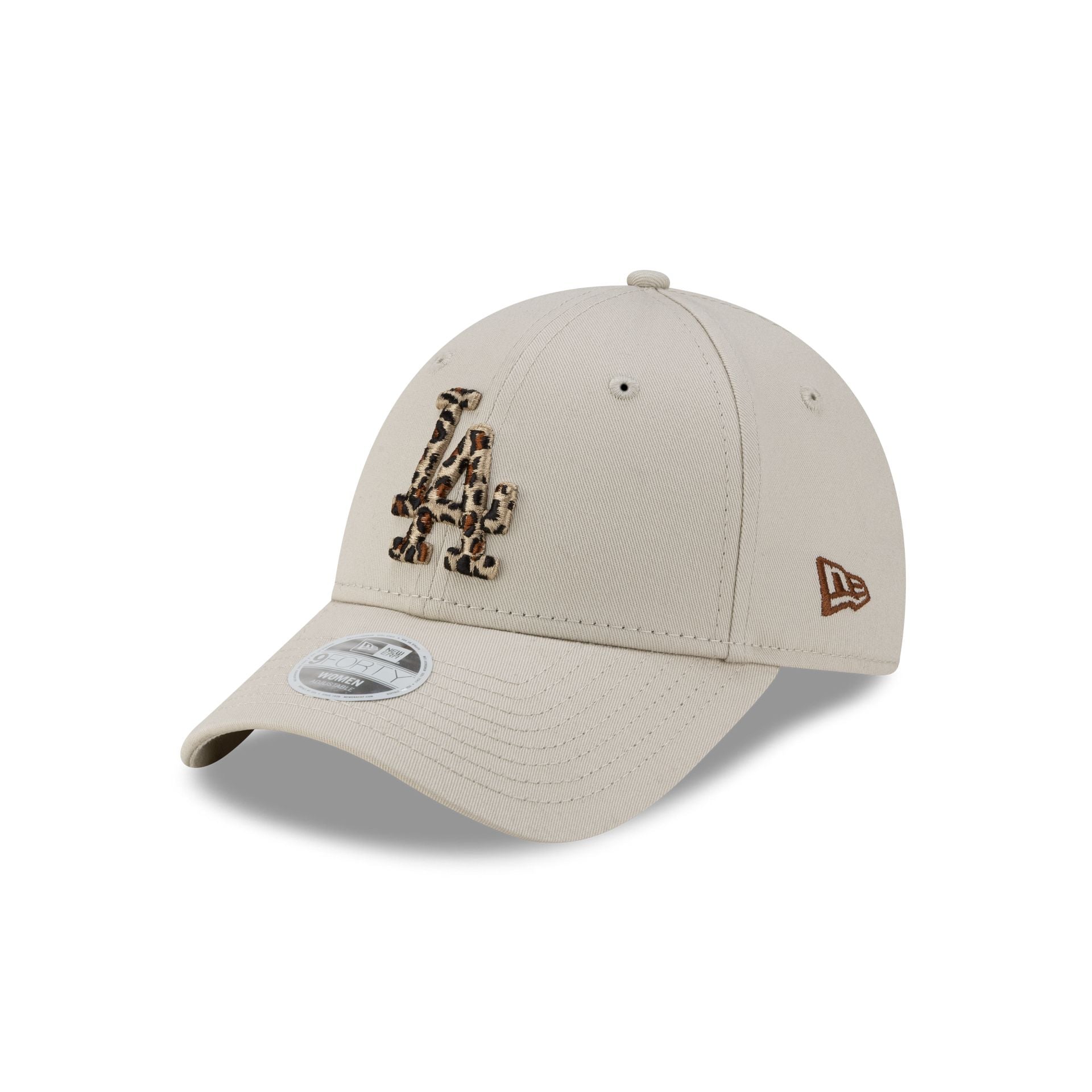 Los Angeles Dodgers Leopard Print Logo Women's 9FORTY Adjustable Hat