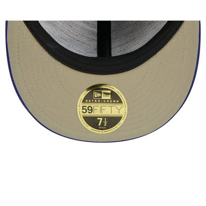 Los Angeles Dodgers Wool Retro Crown Blue 59FIFTY Fitted Hat