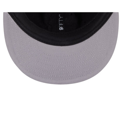 San Francisco Giants Black and White Plaid Retro Crown 9FIFTY Snapback Hat