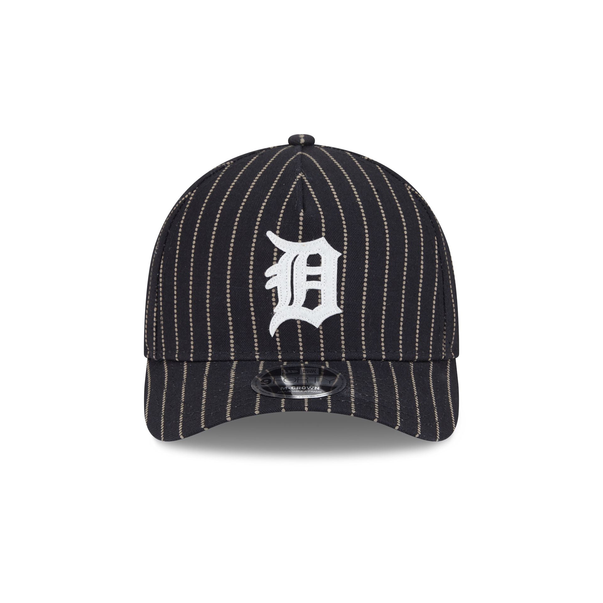 Detroit Tigers Dotted Pinstripe 9FORTY M-Crown A-Frame Adjustable Hat