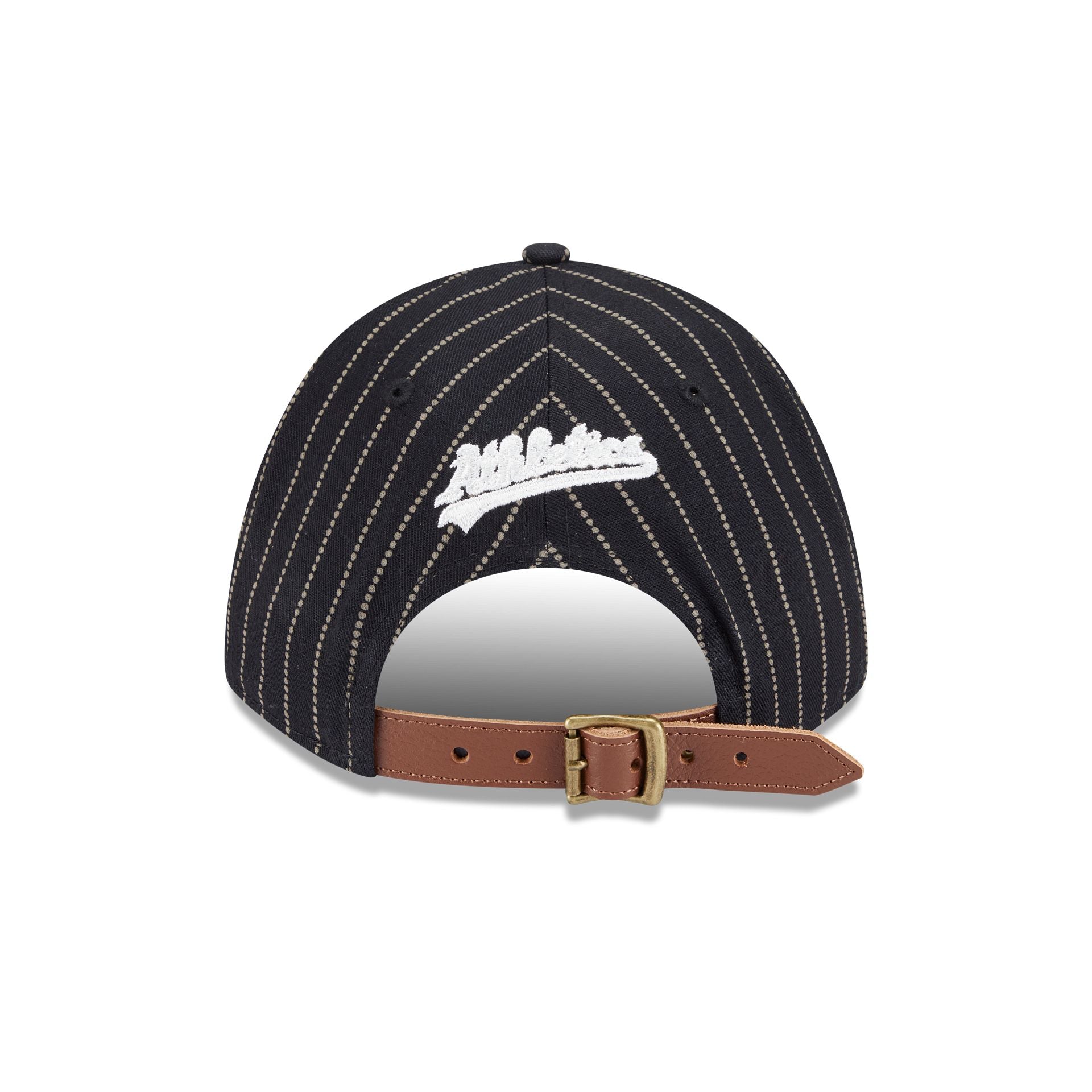 Athletics Dotted Pinstripe 9FORTY M-Crown A-Frame Adjustable Hat