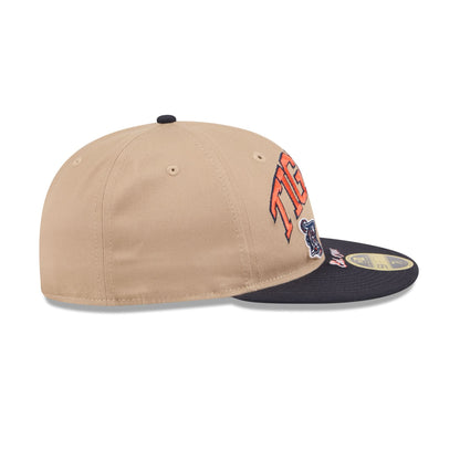 Detroit Tigers Camel Retro Crown 59FIFTY Fitted Hat