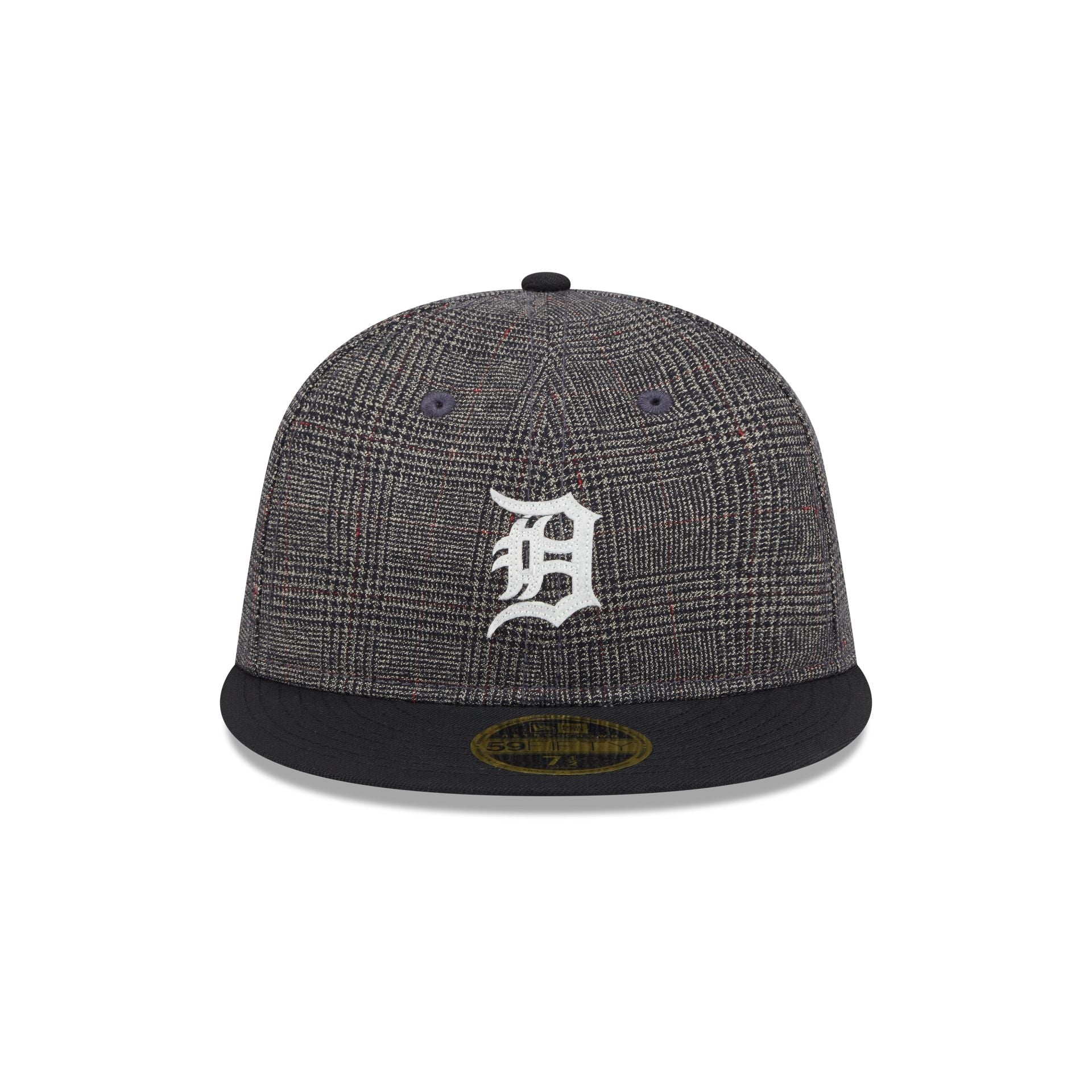 Detroit Tigers Plaid Retro Crown 59FIFTY Fitted Hat