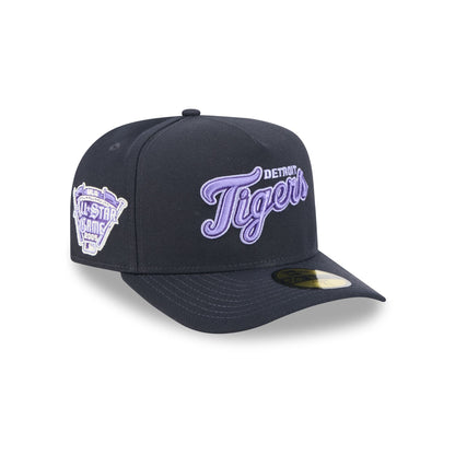 Detroit Tigers Navy Lavender 59FIFTY A-Frame Fitted Hat