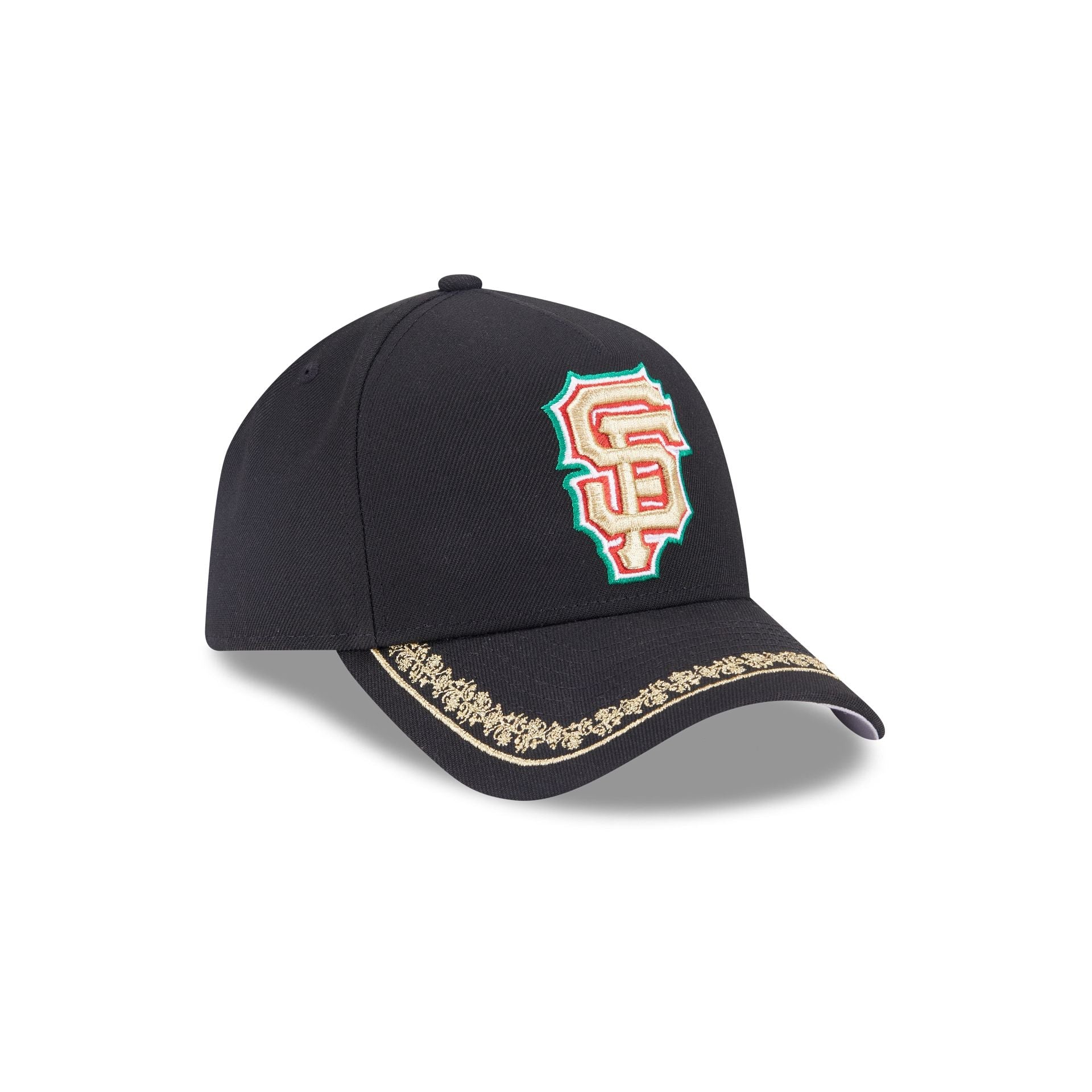 San Francisco Giants Ornate Visor 9FORTY A-Frame Snapback Hat