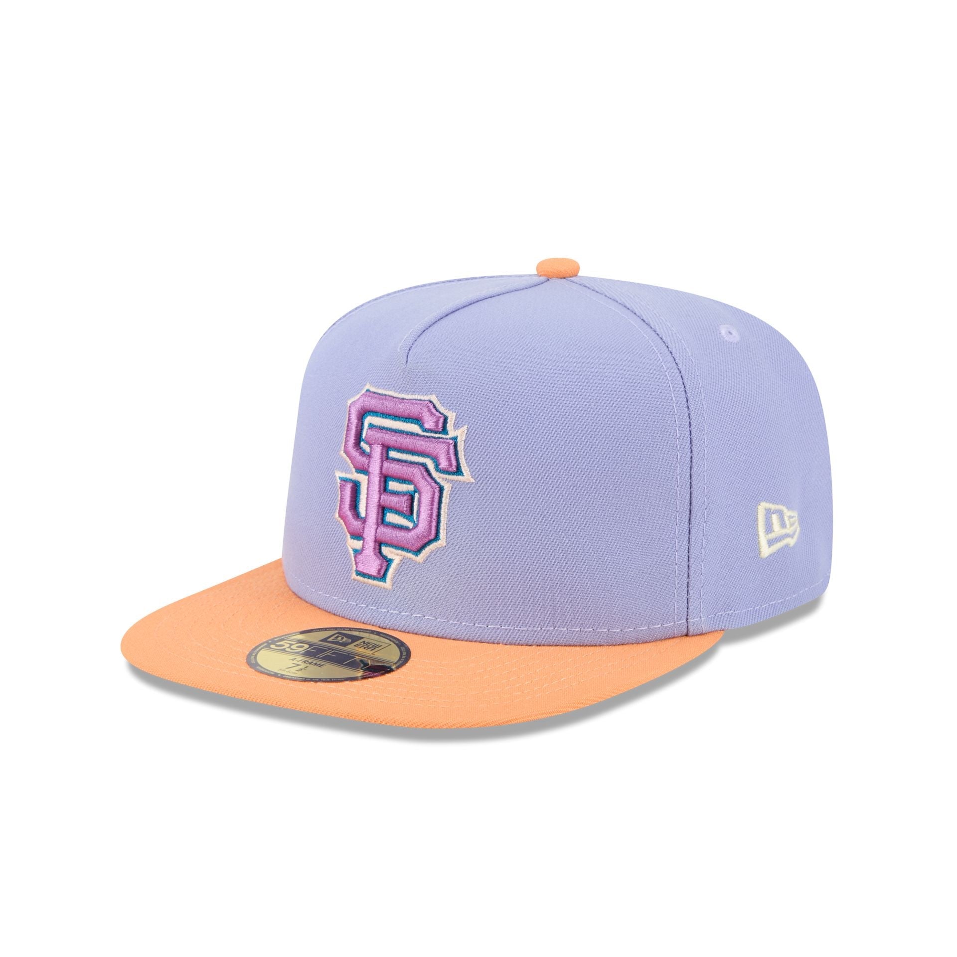 San Francisco Giants Lavender 59FIFTY A-Frame Fitted Hat