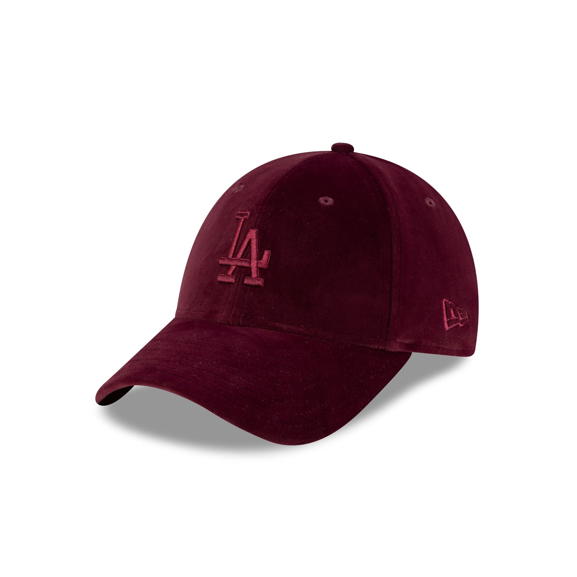 Los Angeles Dodgers Maroon Velour Women's 9FORTY Adjustable Hat