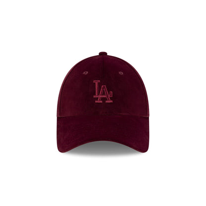 Los Angeles Dodgers Maroon Velour Women's 9FORTY Adjustable Hat