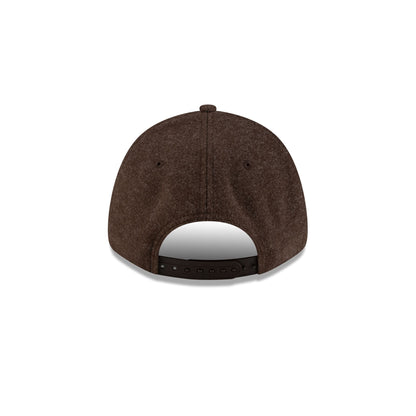 Detroit Tigers Melton Wool Brown 9FORTY Snapback Hat