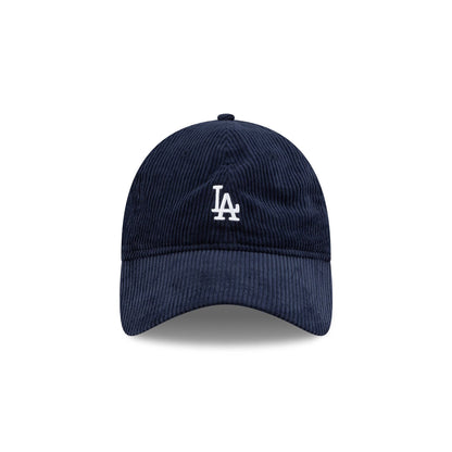 Los Angeles Dodgers Mini Logo Navy Corduroy 9TWENTY Adjustable Hat