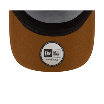 Detroit Tigers Brown Suede Visor 9FORTY A-Frame Snapback Hat