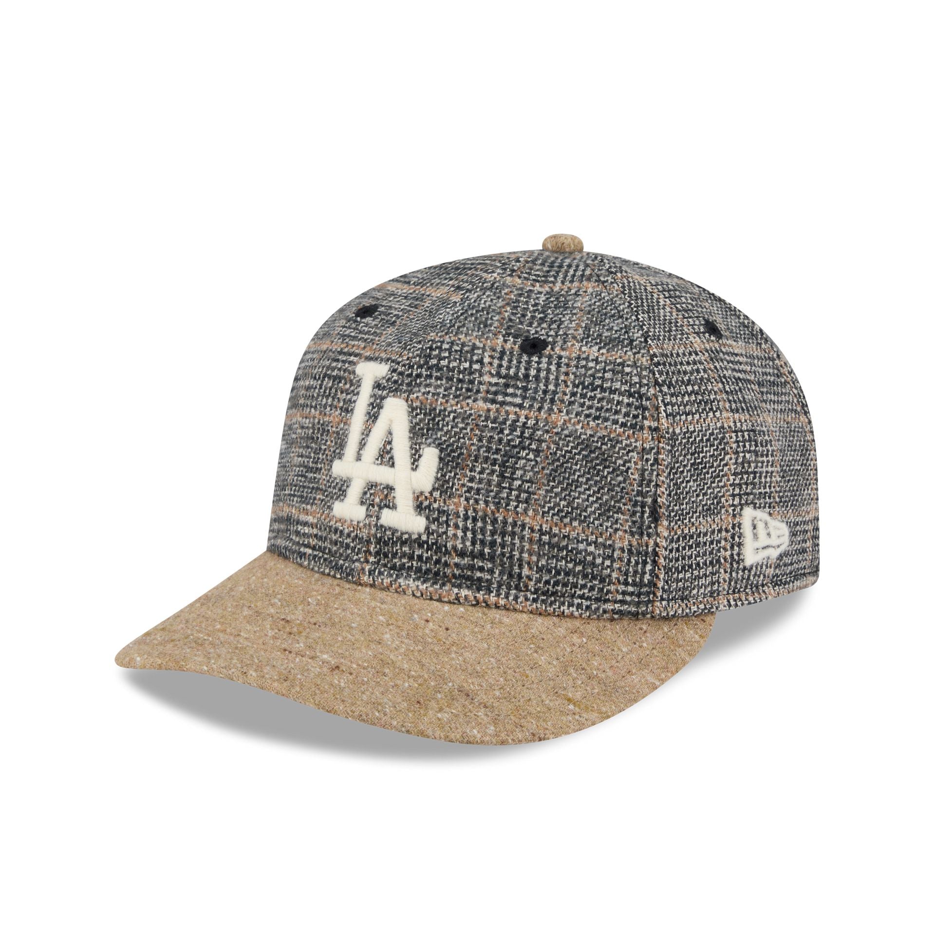 Los Angeles Dodgers Three Looms Vintage Tweed Retro Crown 59FIFTY Fitted Hat