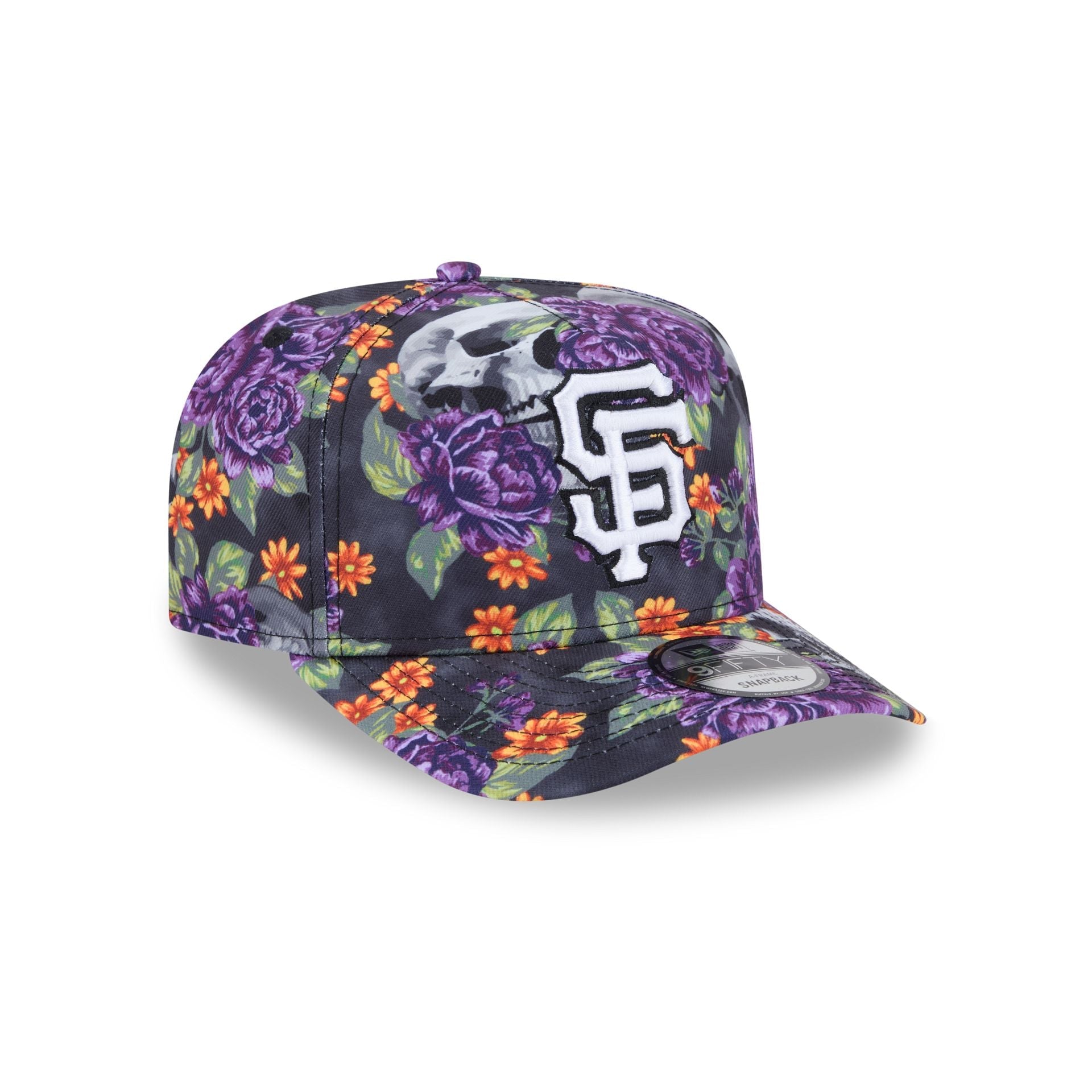 San Francisco Giants Day of the Dead Skull & Roses 9FIFTY A-Frame Snapback