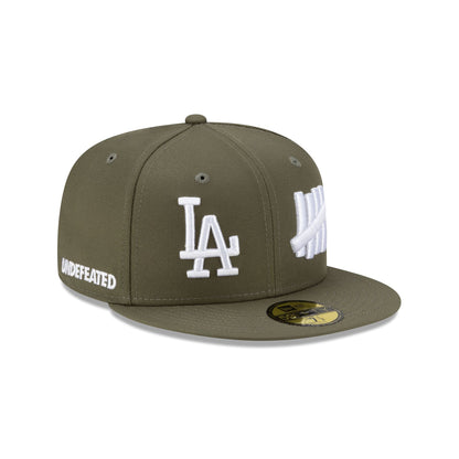 Undefeated x Los Angeles Dodgers Tally Olive 59FIFTY Fitted Hat