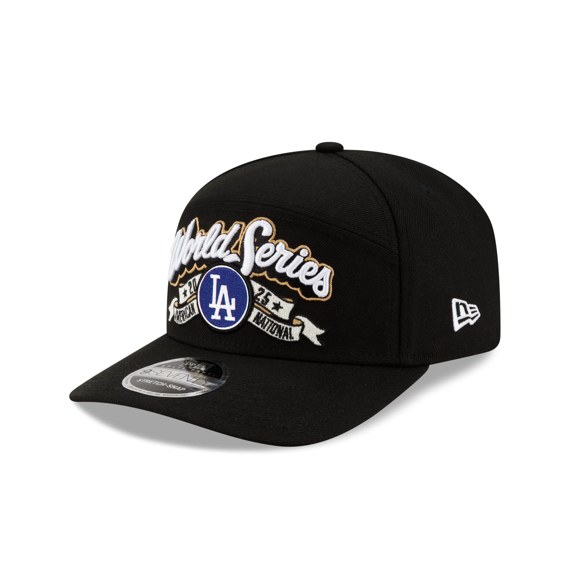 Los Angeles Dodgers 2025 League Championship Series Locker Room Split Panel 9SEVENTY Stretch-Snap Hat