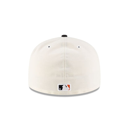 Just Caps League Sidepatch Chrome White San Francisco Giants 59FIFTY A-Frame Fitted Hat