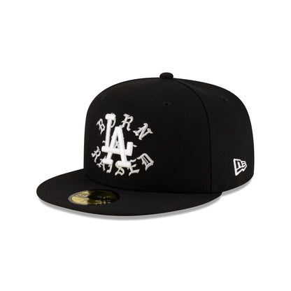 Born x Raised x Los Angeles Dodgers World Series Champions Black 59FIFTY Fitted Hat
