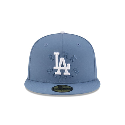 Born x Raised x Los Angeles Dodgers World Series Champions Slate 59FIFTY Fitted Hat