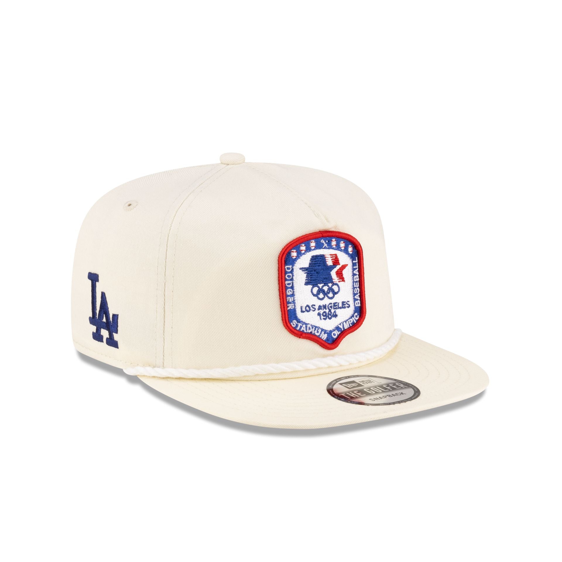 Los Angeles Dodgers 1984 Olympics Chrome White Golfer Hat