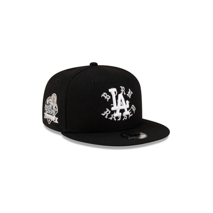 Born x Raised x Los Angeles Dodgers World Series Champions Kids Black 9FIFTY Snapback Hat