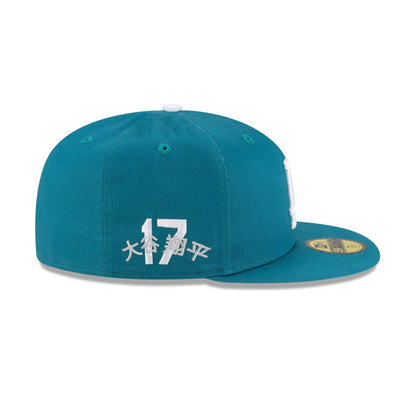 Los Angeles Dodgers Shohei Ohtani Teal 59FIFTY Fitted Hat