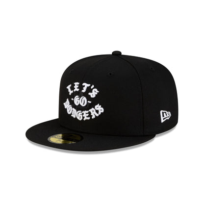 Born x Raised x Los Angeles Dodgers Let's Go World Series Black 59FIFTY Fitted Hat