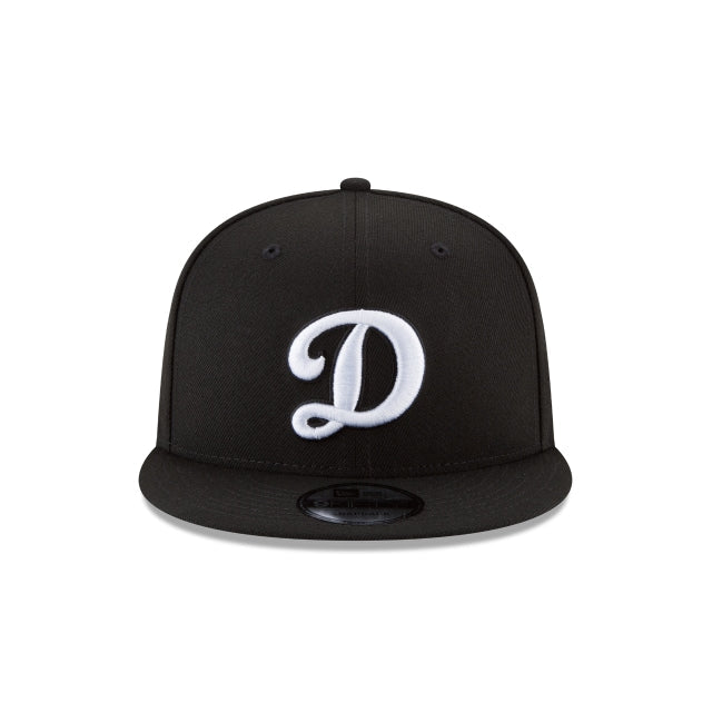 Los Angeles Dodgers Basic Black and White 9FIFTY Snapback Hat