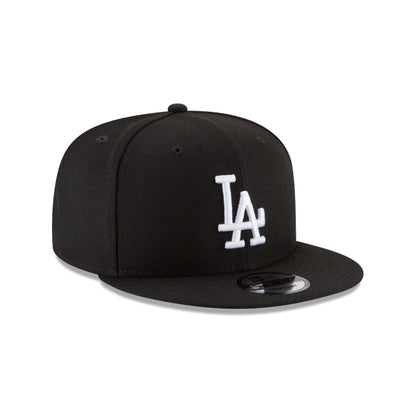 Los Angeles Dodgers Basic Black and White 9FIFTY Snapback Hat