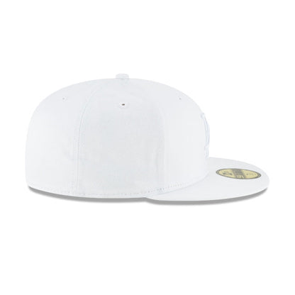 Los Angeles Dodgers Whiteout Basic 59FIFTY Fitted Hat